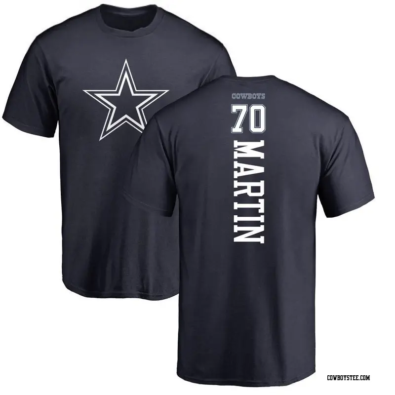 Youth Dallas Cowboys ＃70 Zack Martin Navy Backer T-Shirt